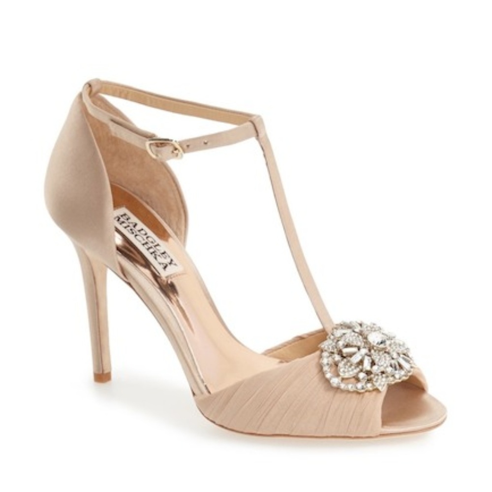 Blush Badgley Mischka Heels